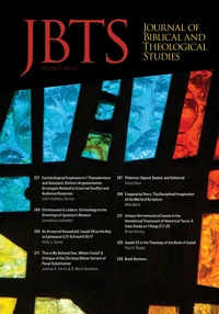Cover of Journal of Biblical and Theological Studies, Issue 3.2
