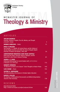 Cover of McMaster Journal of Theology and Ministry: Volume 19, 2017–2018