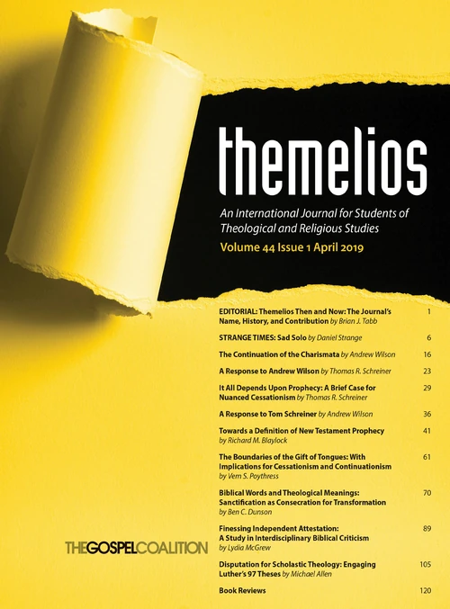 Cover of Themelios, Volume 44, Issue 1