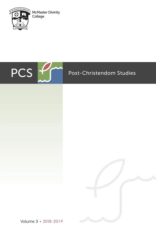 Cover of Post-Christendom Studies: Volume 3