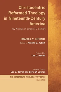 Cover of Christocentric Reformed Theology in Nineteenth-Century America