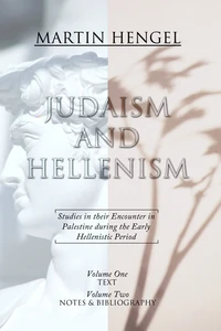 Cover of Judaism and Hellenism