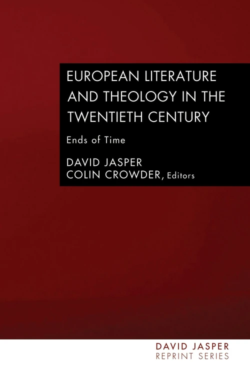 Cover of European Literature and Theology in the Twentieth Century