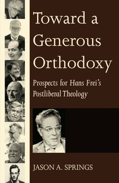 Cover of Toward a Generous Orthodoxy