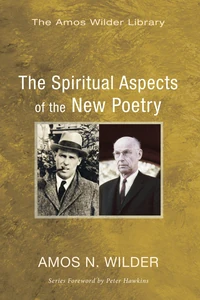Cover of The Spiritual Aspects of the New Poetry