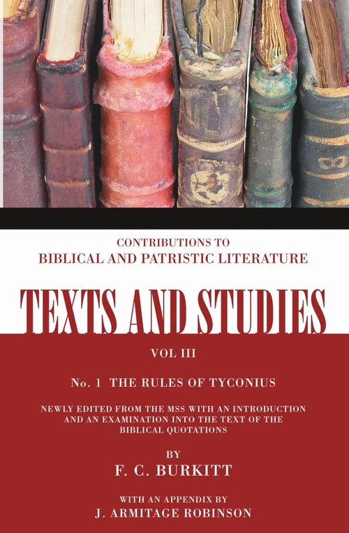 Cover of The Book of Rules of Tyconius