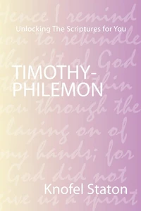 Cover of Timothy-Philemon