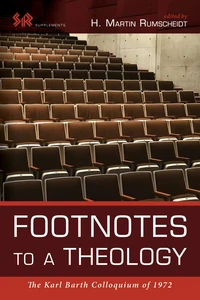 Cover of Footnotes to a Theology