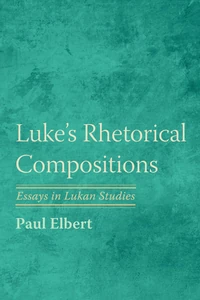 Cover of Luke's Rhetorical Compositions