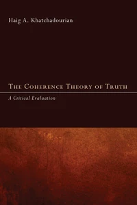 Cover of The Coherence Theory of Truth