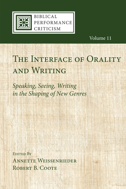 Cover of The Interface of Orality and Writing