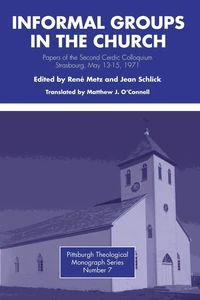 Cover of Informal Groups in the Church