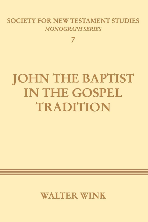 Cover of John The Baptist in the Gospel Tradition