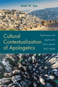 Cover of Cultural Contextualization of Apologetics