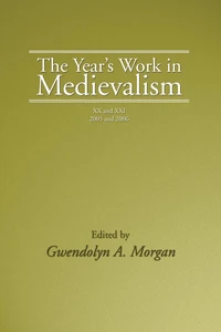 Cover of The Year's Work in Medievalism, 2005 and 2006