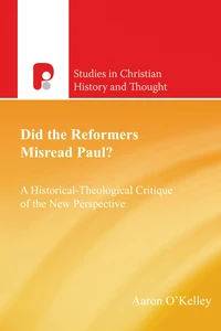Cover of Did the Reformers Misread Paul?