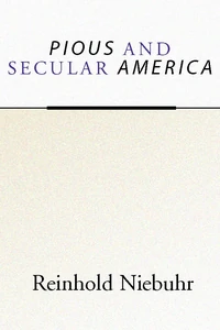 Cover of Pious and Secular America