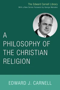 Cover of A Philosophy of the Christian Religion