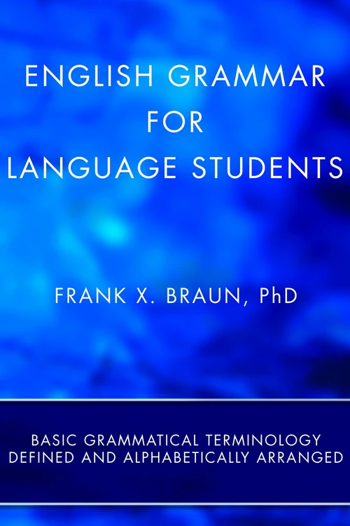 Cover of English Grammar for Language Students (Stapled Booklet)