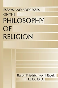 Cover of Essays and Addresses on the Philosophy of Religion