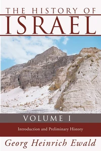 Cover of The History of Israel, Volume 1