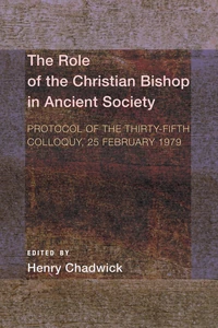 Cover of The Role of the Christian Bishop in Ancient Society