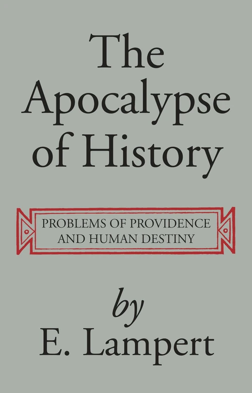 Cover of The Apocalypse of History
