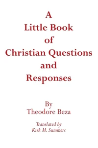 Cover of A Little Book of Christian Questions and Responses