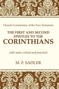 Cover of The First and Second Epistle to the Corinthians