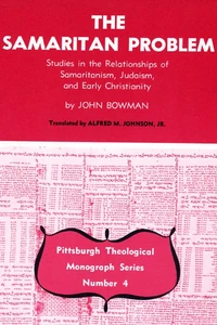 Cover of The Samaritan Problem