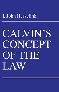 Cover of Calvin's Concept of the Law