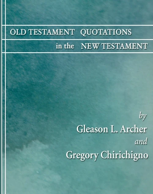 Cover of Old Testament Quotations in the New Testament
