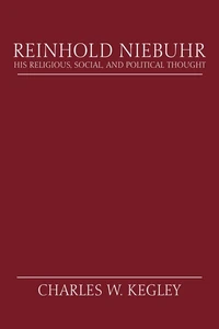 Cover of Reinhold Niebuhr; His Religious, Social, and Political Thought
