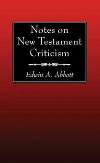Cover of Notes on New Testament Criticism