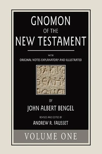 Cover of Gnomon of the New Testament, 5 Volumes