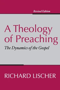 Cover of A Theology of Preaching