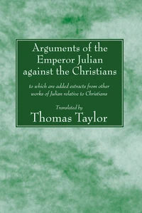 Cover of Arguments of the Emperor Julian against the Christians