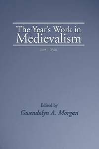 Cover of The Year's Work in Medievalism, 2003