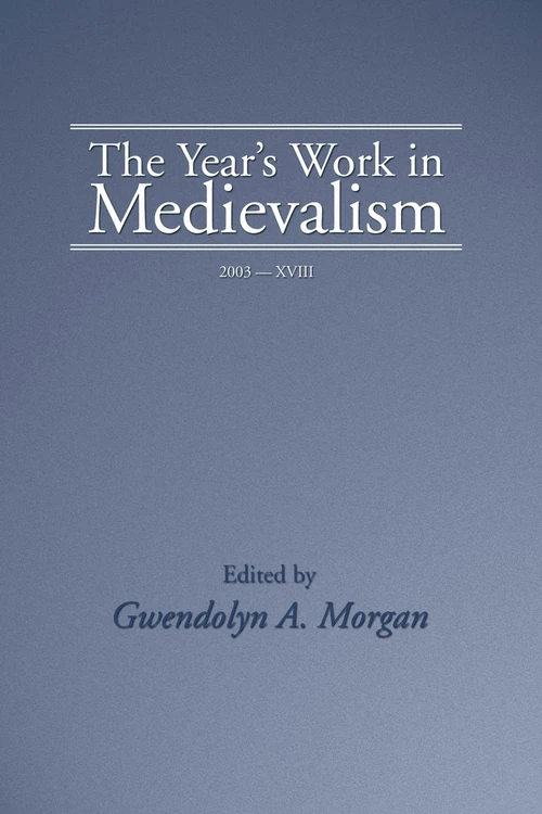 Cover of The Year's Work in Medievalism, 2003