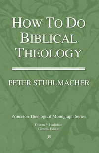 Cover of How to do Biblical Theology