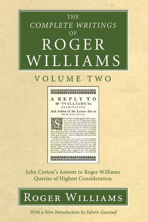 Cover of The Complete Writings of Roger Williams, Volume 2