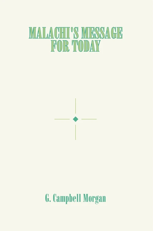 Cover of Malachi's Message for Today