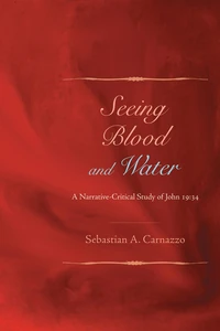 Cover of Seeing Blood and Water