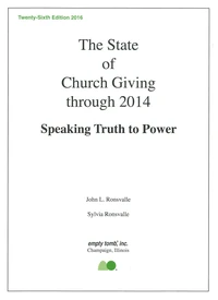 Cover of The State of Church Giving through 2014