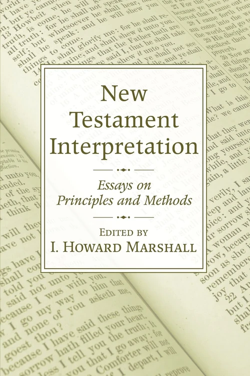 Cover of New Testament Interpretation