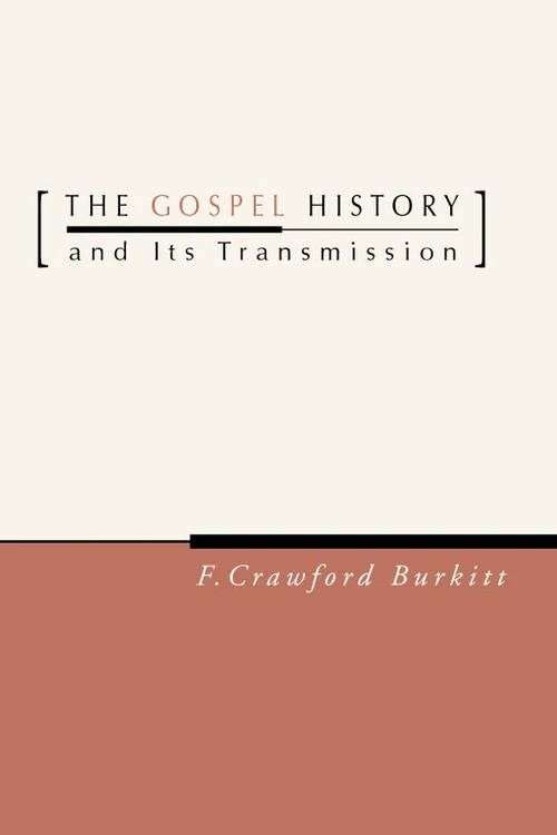 Cover of The Gospel History and Its Transmission