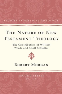 Cover of The Nature of New Testament Theology