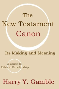 Cover of The New Testament Canon