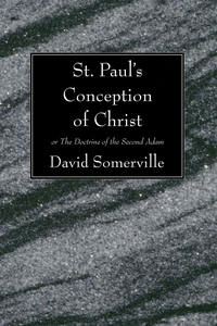 Cover of St. Paul's Conception of Christ