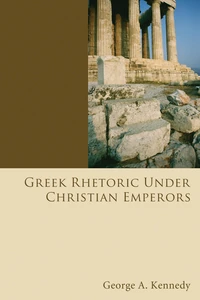 Cover of Greek Rhetoric Under Christian Emperors